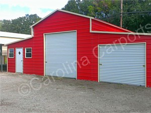 Boxed Eave Roof Style Carolina Barn Fully Enclosed All Around